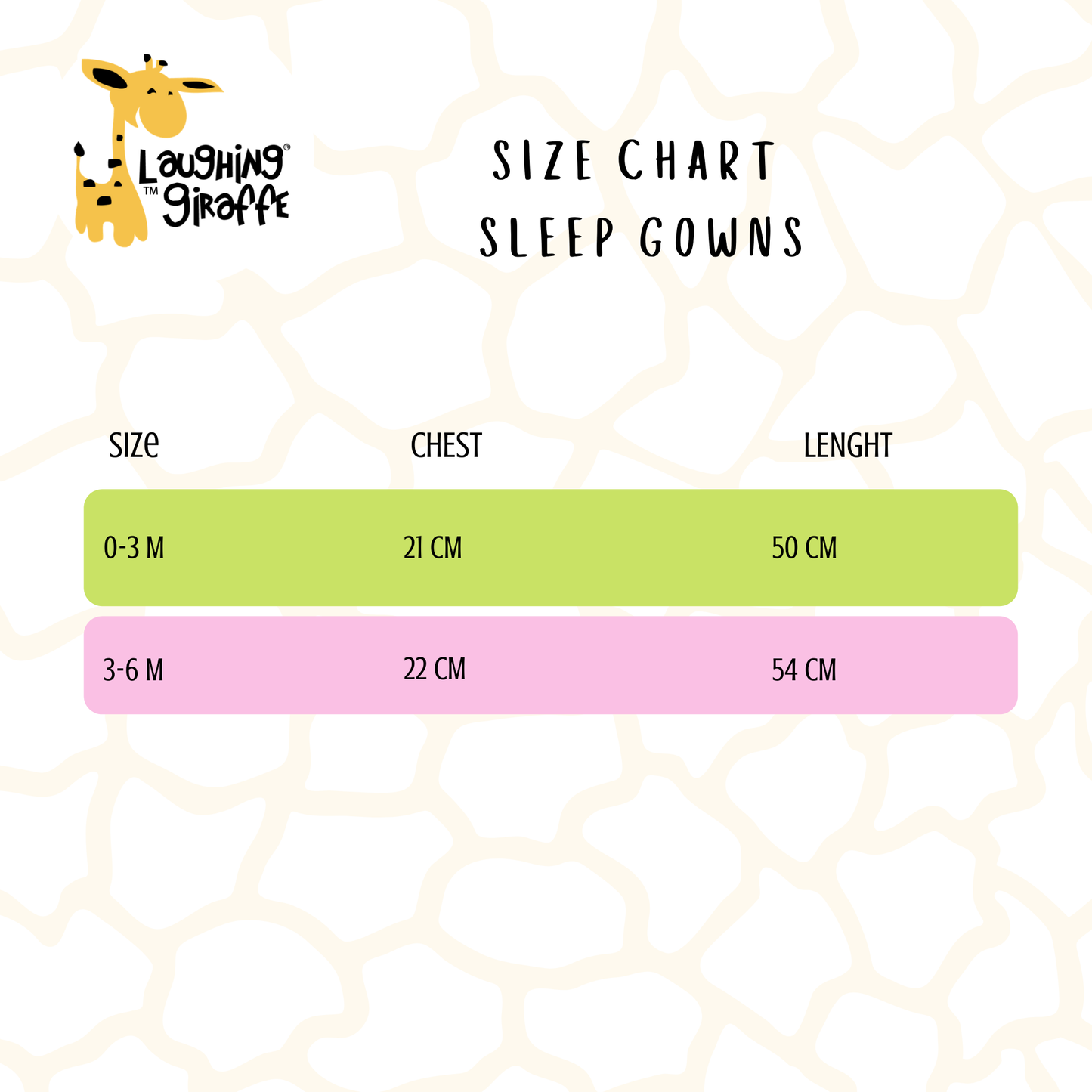 Laughing Giraffe - Baby Sleeping Gown  Fold Over Mittens | Open Sizing: White / 0-3 months