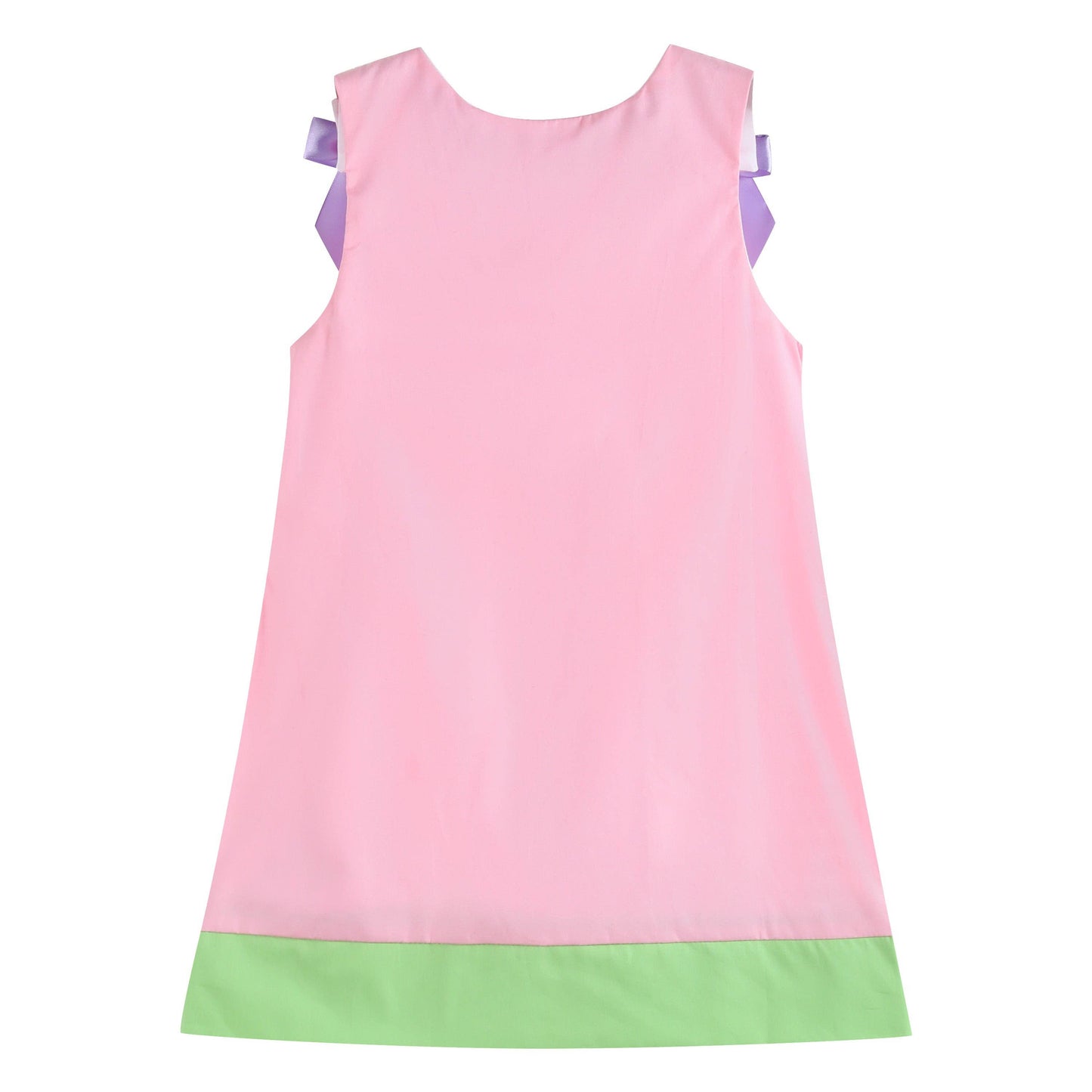 Lil Cactus - Pink Easter Bunny Garden Dress: 4T