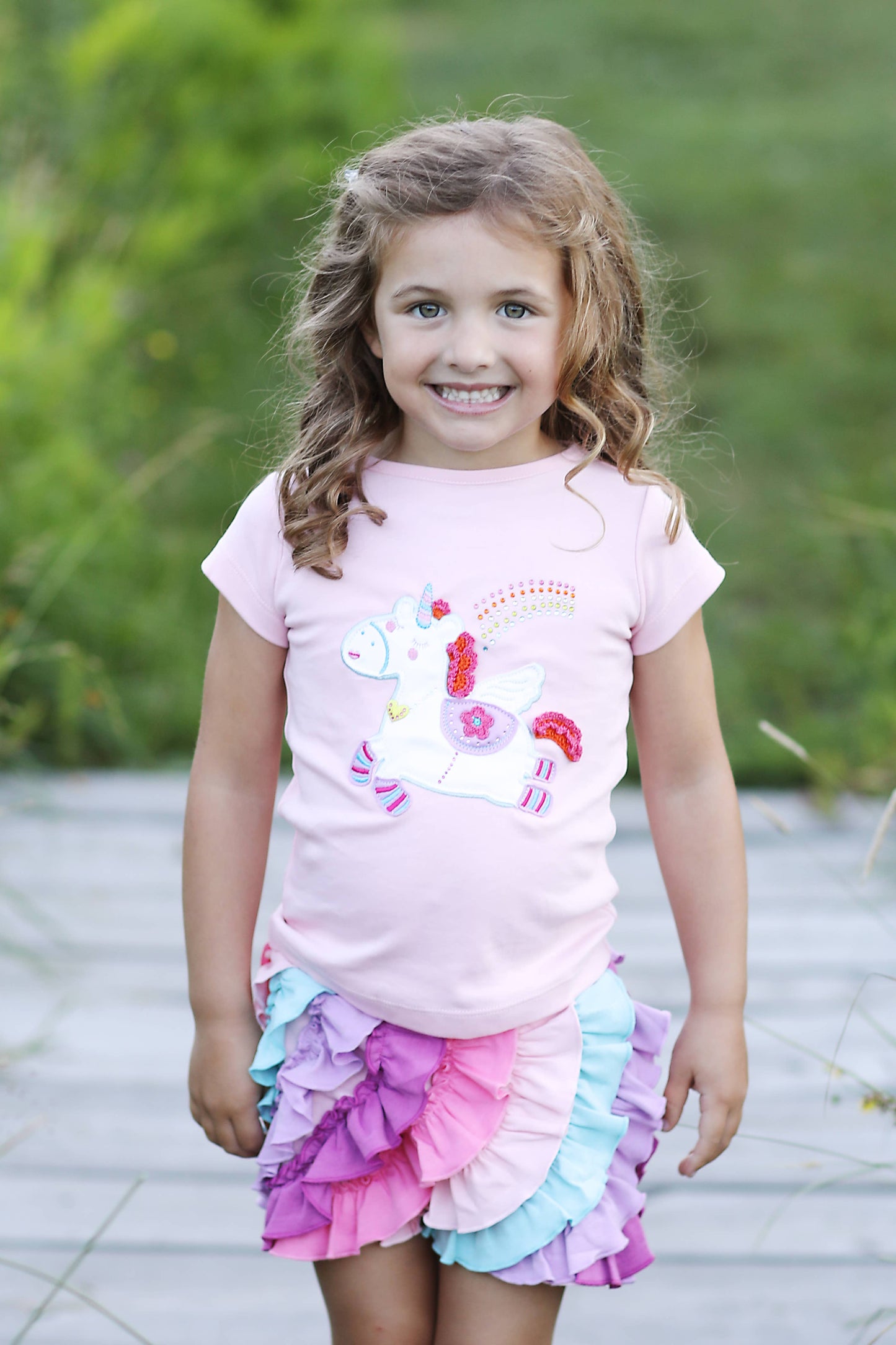 Lemon Loves Lime Boutique - GIRL-Unicorn Power Tee: 4YR