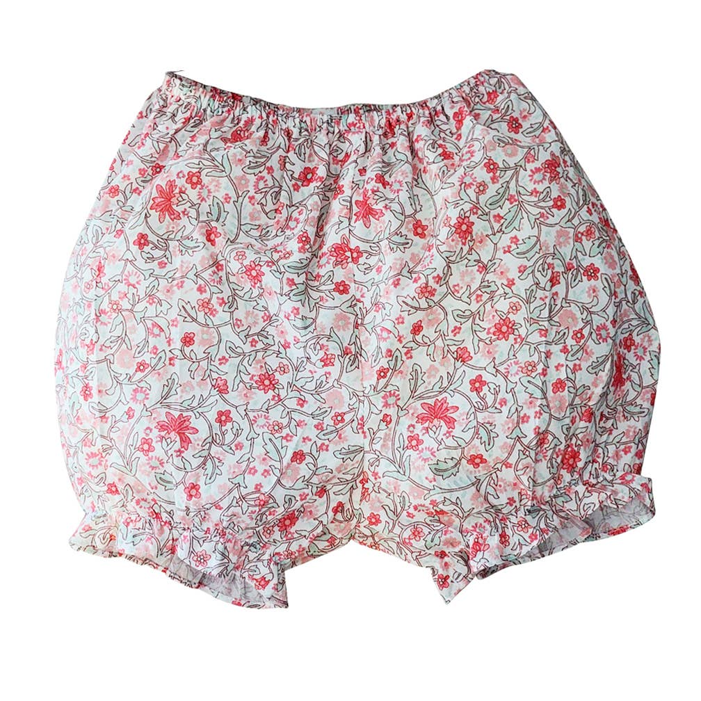 Peggy & Tom Floral and Mint Baby Girl's Diaper Set