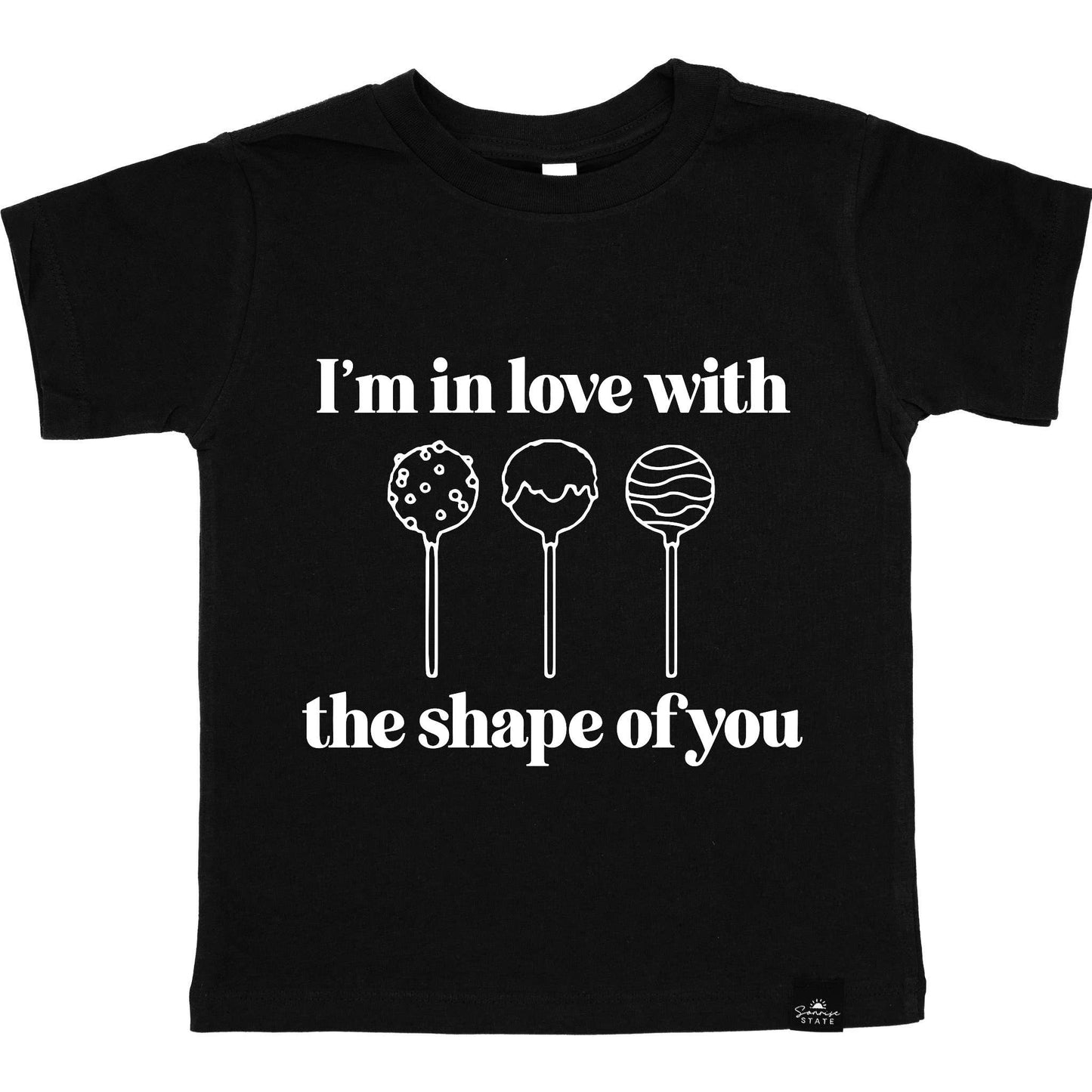 Sonrise State - In Love with the Shape of You Cake Pops Boy's T-Shirt: 3T / AQUA