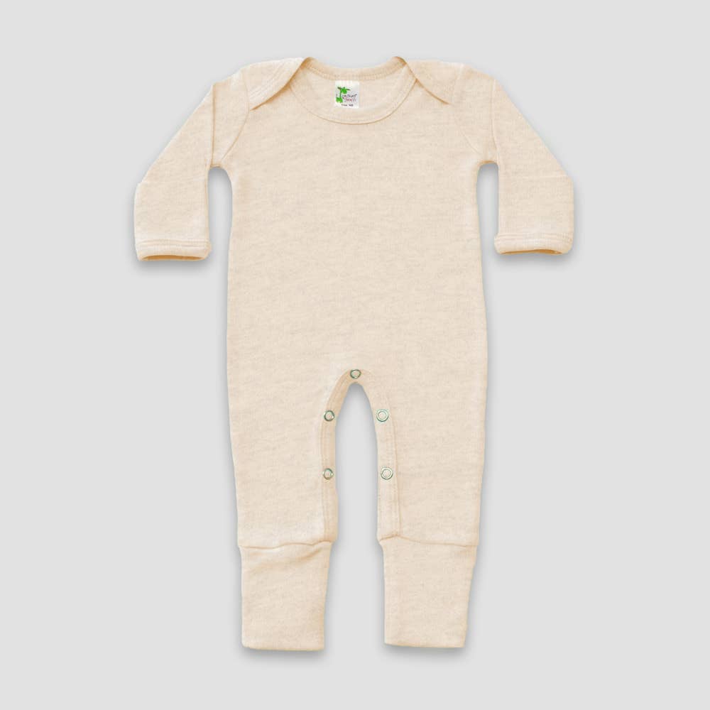 Melange Blank Baby Romper: Heather Gray / 0-3 Months