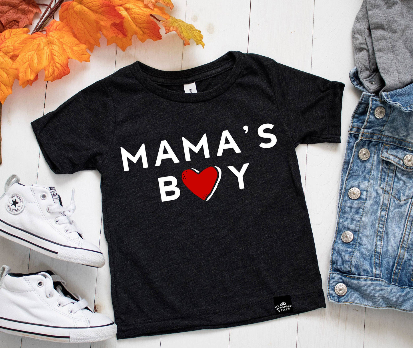 Sonrise State - Mama's Boy T-Shirt or Baseball Tee: BASEBALL TEE / 5T