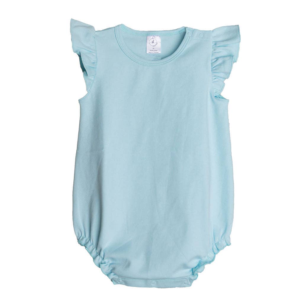 SK Blanks - Flutter Sleeve Bubble: Mint / 6-12M