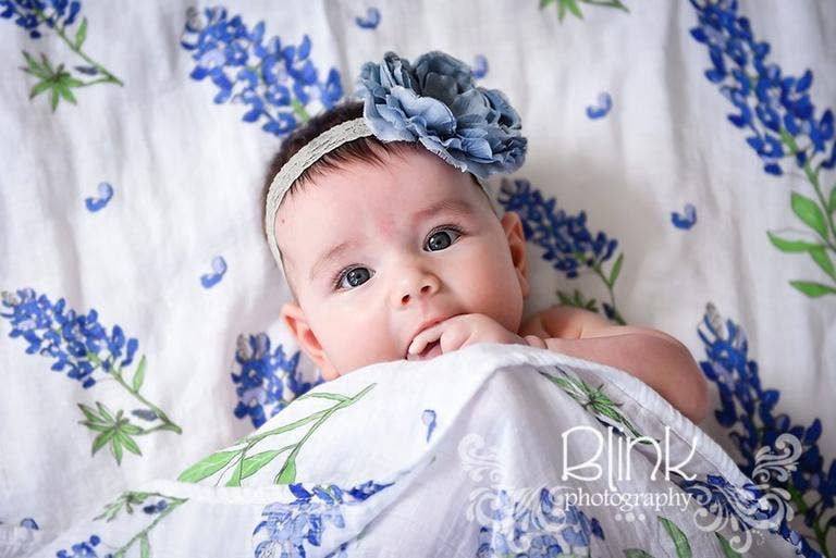 Bluebonnets Swaddle (unisex)