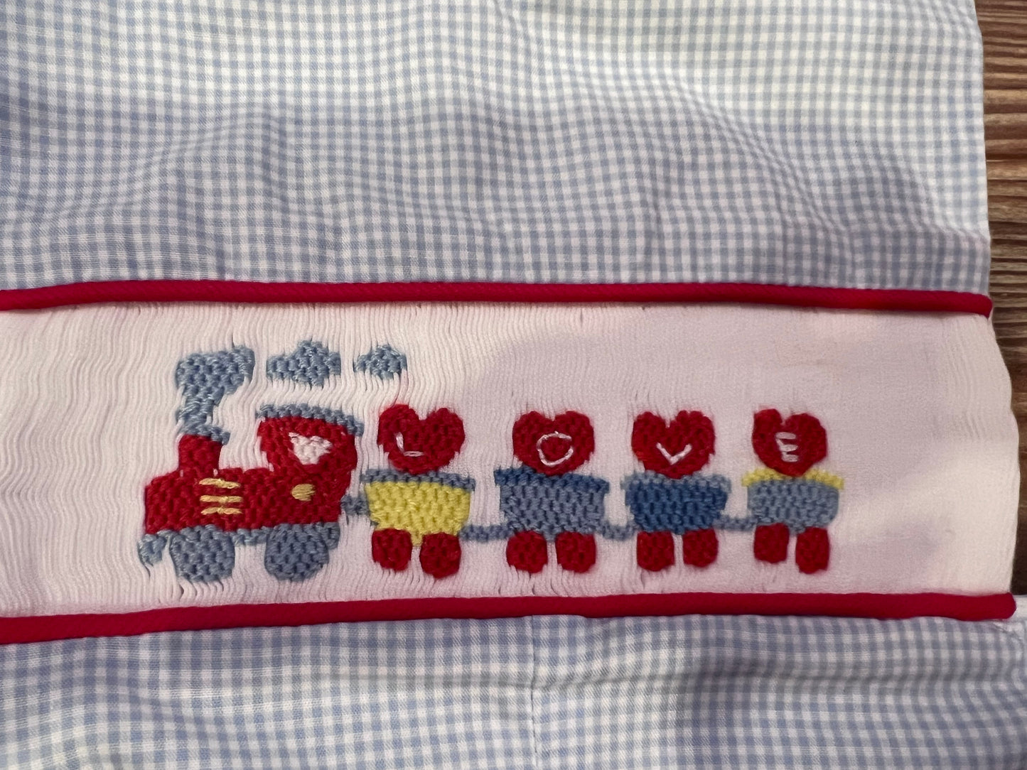 Smocked Train of Love Shortall