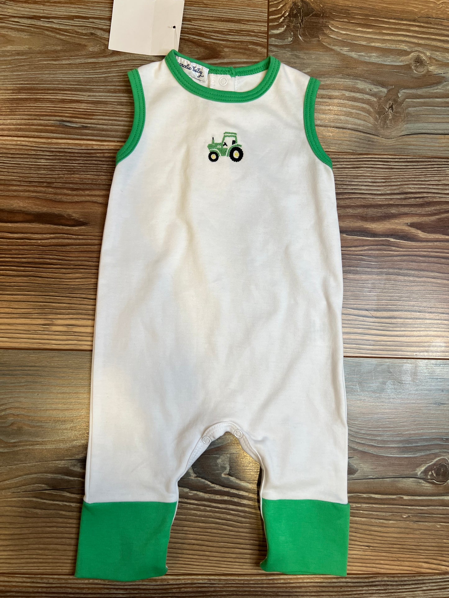 Tractor Sleeveless Romper