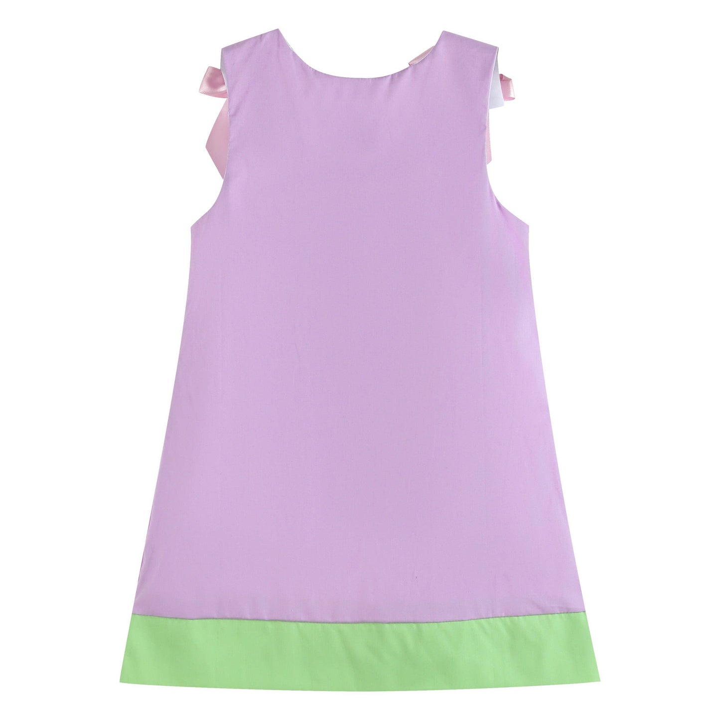 Lil Cactus - Purple Easter Bunny Garden Dress: 4T