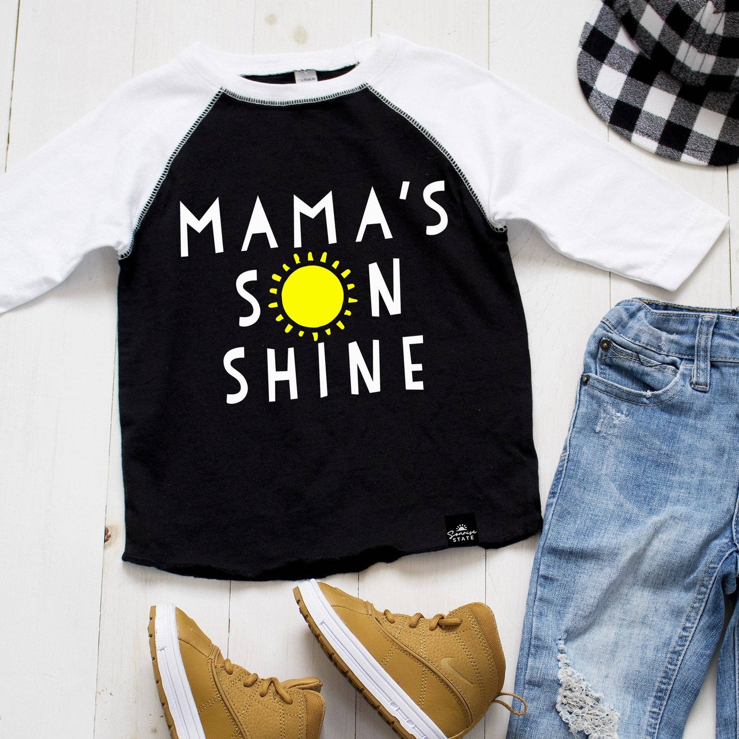 Sonrise State - Mama's Son Shine T-Shirt or Baseball Tee: T-SHIRT / 5T