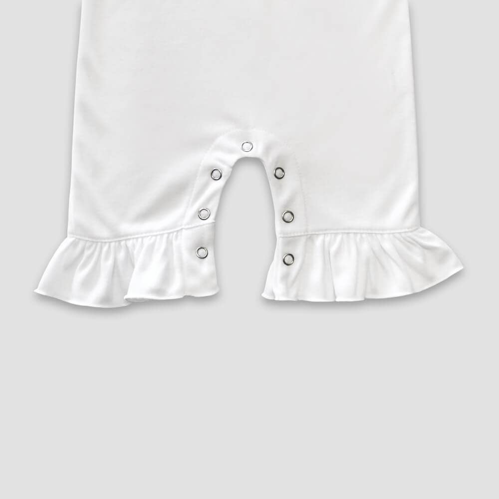 Baby Ruffle Long Sleeve Romper Polyester | Open Sizing: 3-6 months