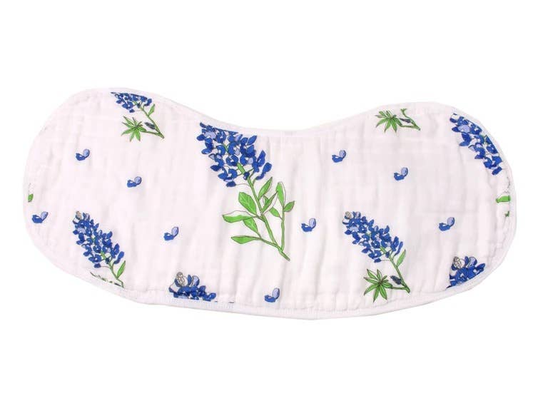 Babero y eructo Bluebonnets (Unisex)