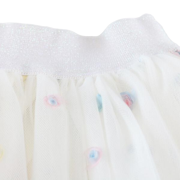 Floral Mesh Tutu Skirt