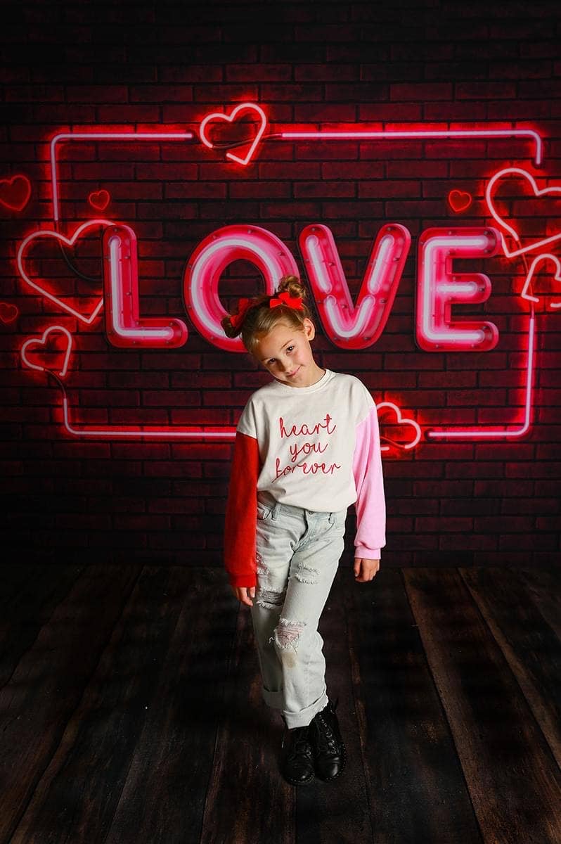 Heart You Forever Sweatshirt: Pink/ Red