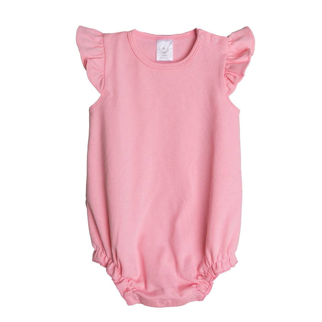 SK Blanks - Flutter Sleeve Bubble: Pink / 6-12M