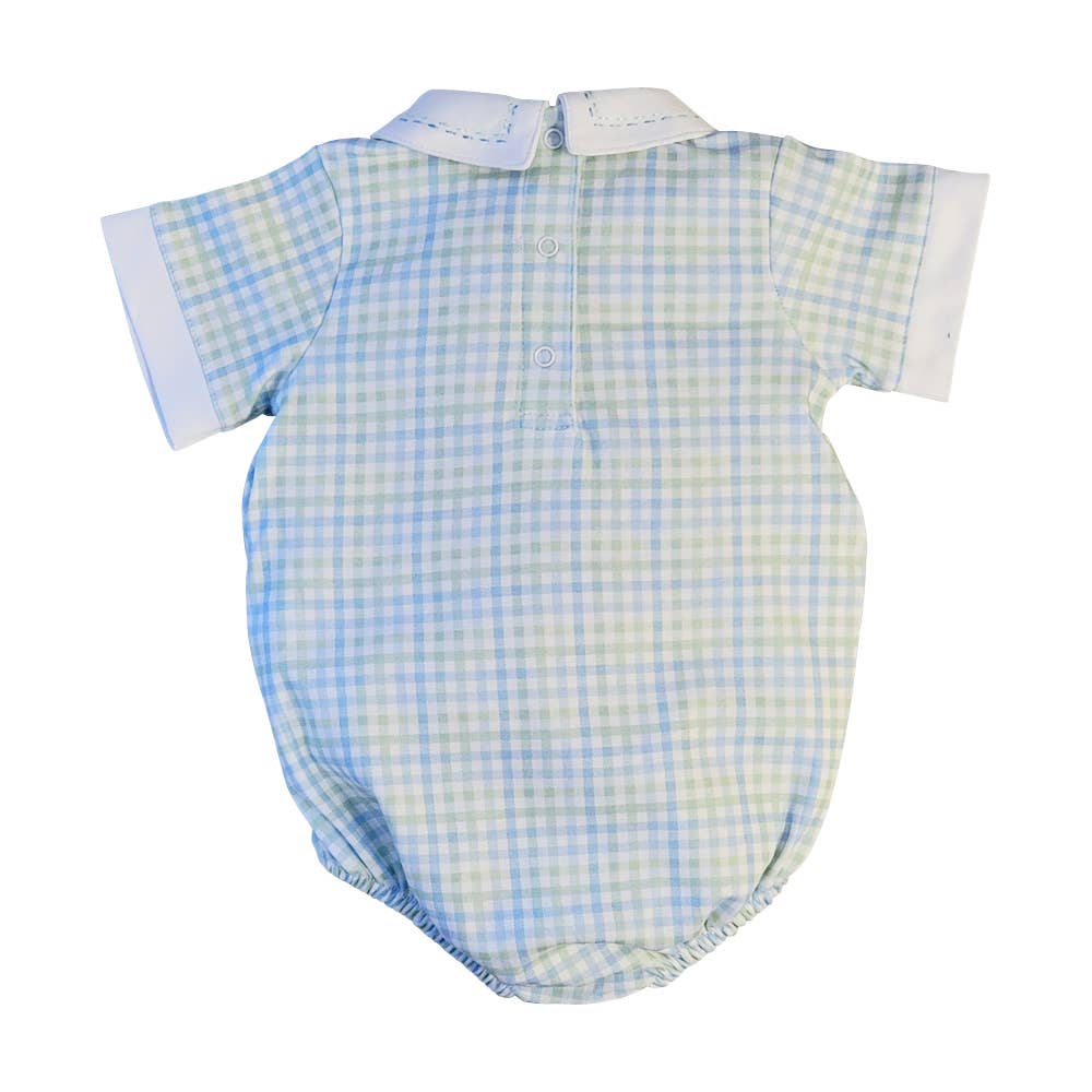 Baby Boy's "Christina & Cameron" Hand Smocked Romper