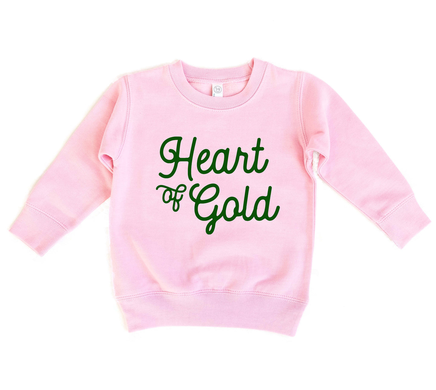 Holland Ave Clothing - Heart of Gold | Kids St. Patrick's Day Sweatshirt: 4T / Gray