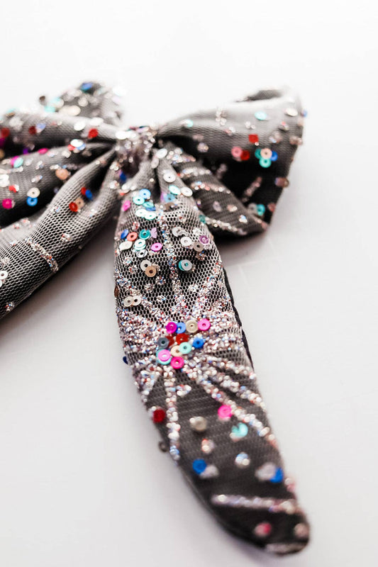 Bejeweled Bow: Nylon