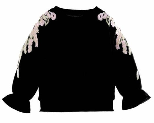 Floral Embroidered Sweatshirt