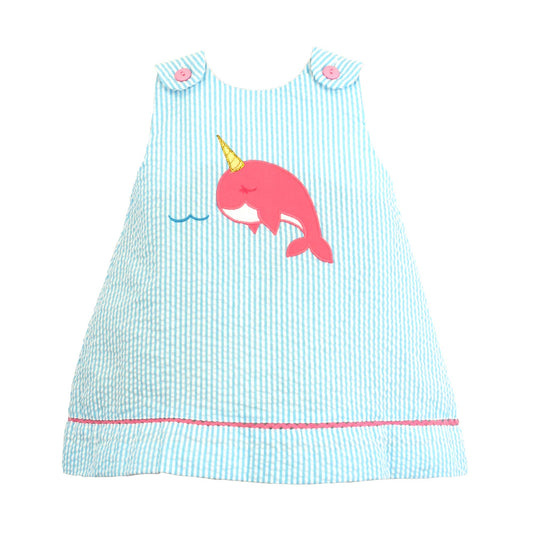 Narwhal Applique Dress