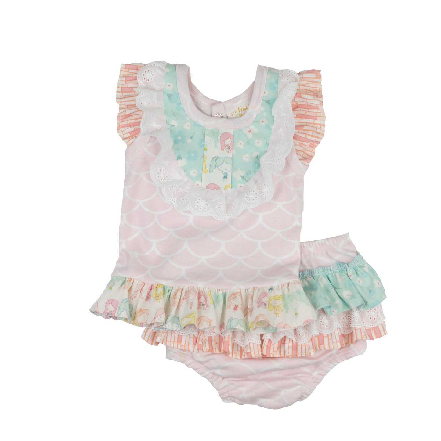 Daydream Diaper Dress Set