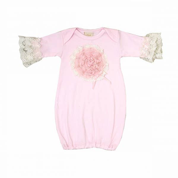 Pink Lullabye Baby Gown