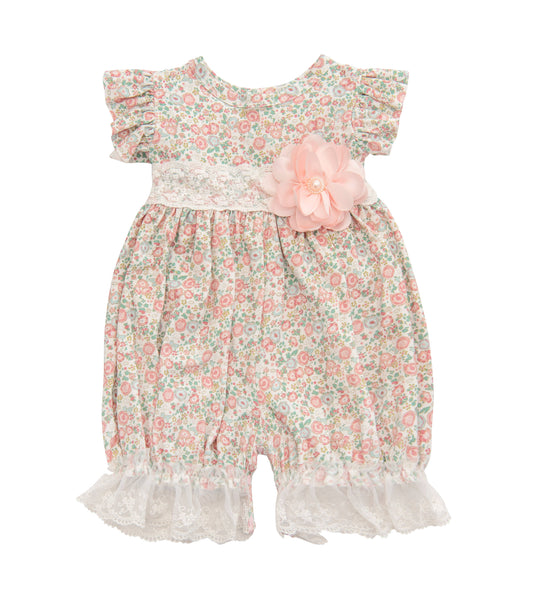 Gabrielle's Garden Baby Girl Bubble Romper