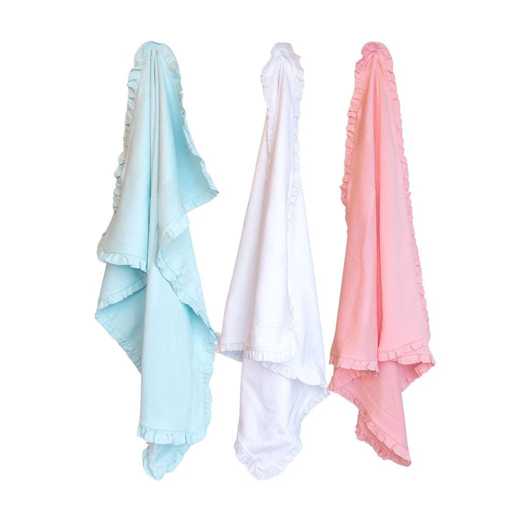 SK Blanks - Ruffle Blanket: Mint