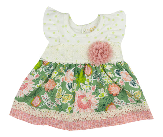 April Meadow Diaper Dress