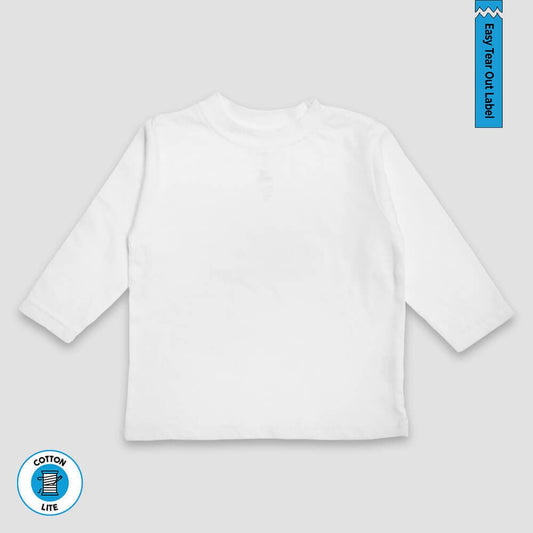 Toddler & Kids T-Shirt  | Tear Away Labels | Open Sizing: White / Small (7)